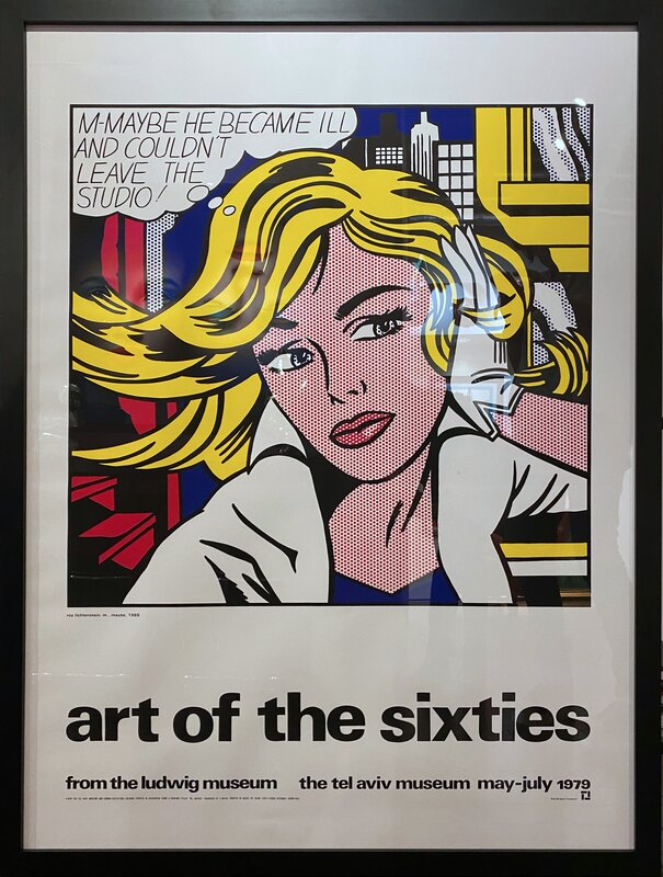 Roy Lichtenstein, ‘M-Maybe ’, 1979 , Posters, Screenprint on paper, Off The Wall Gallery