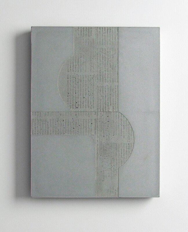 Andrew Clausen, ‘Untitled 19.06’, 2019, Sculpture, Cast concrete, and ink-jet print transfer on resin-bonded canvas, &Gallery