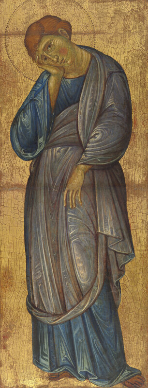 Master of the Franciscan Crucifixes, ‘Saint John the Evangelist’, ca. 1272, Painting, Tempera on panel, National Gallery of Art, Washington, D.C.