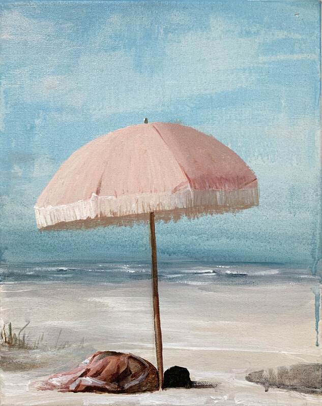 Yun Jang, ‘A Parasol’, 2019, Painting, Acrylic on canvas, New York Academy of Art Benefit Auction