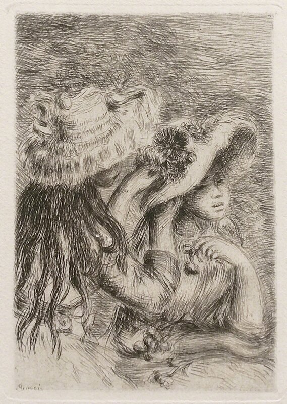 Pierre-Auguste Renoir, ‘LE CHAPEAU EPINGLE’, c. 1894, Print, ETCHING, Gallery Art