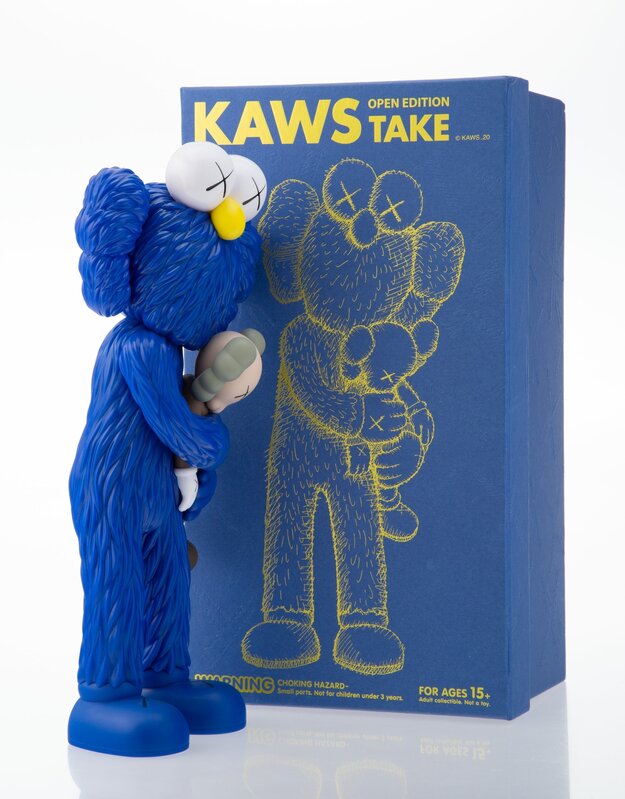 KAWS, ‘Take (Blue)’, 2020, Sculpture, Painted cast vinyl, Heritage Auctions