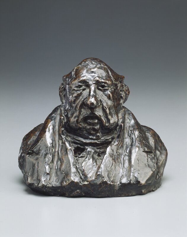 Honoré Daumier, ‘Jean-Marie Harlé, Père’, model c. 1832/1835-cast 1929/1950, Sculpture, Bronze, National Gallery of Art, Washington, D.C.