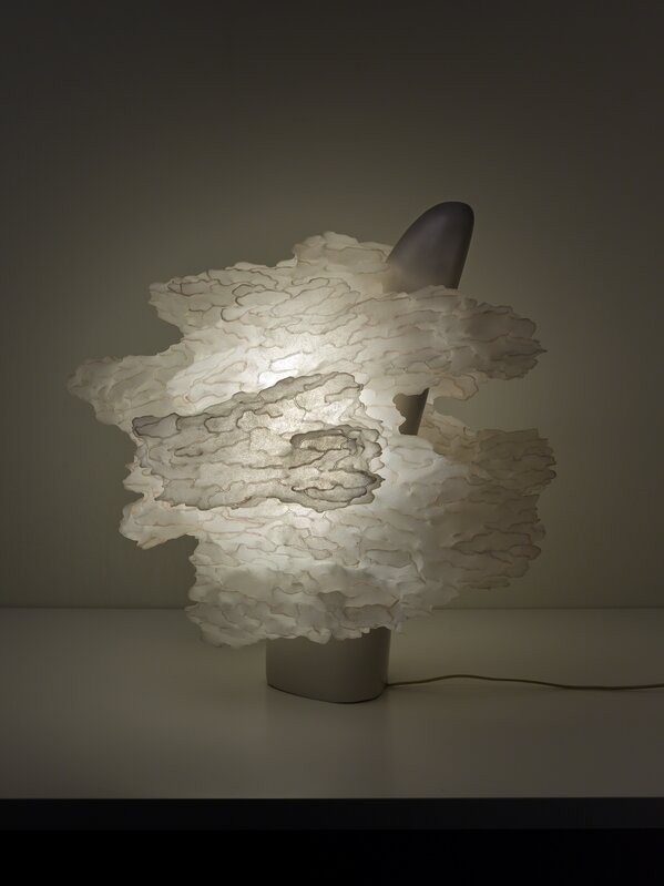AYALA, ‘Soma Series: Adaptation, Contemporary Handmade Light Sculpture’, 2005, Design/Decorative Art, Polymer membrane over a glass rod structure, ceramic base, Maison Gerard