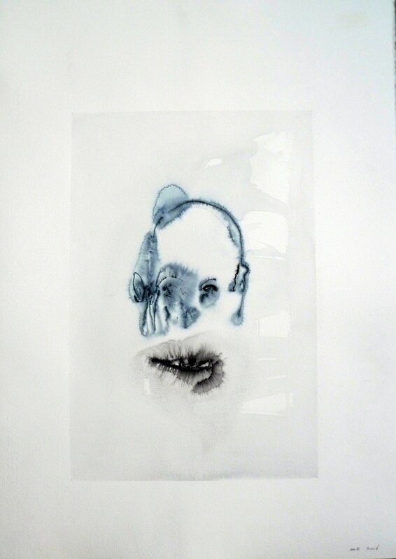 Bernardí Roig, ‘Liquid Face (I)’, 2016, Painting, Watercolor on paper, Mario Mauroner Contemporary Art Salzburg