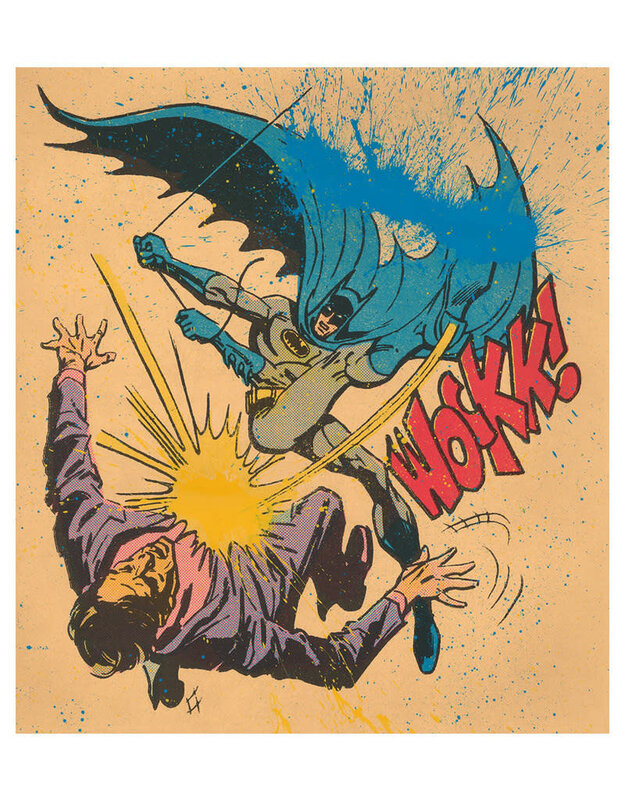 Mr. Brainwash, ‘Bat-Wockk! (Splatter Edition)’, 2019, Print, Silkscreen, Liss Gallery