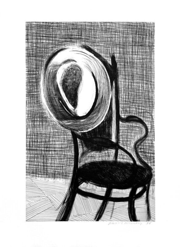 David Hockney, ‘Hat on Chair’, 1998, Print, Drypoint, etching on paper, Oliver Clatworthy Gallery Auction