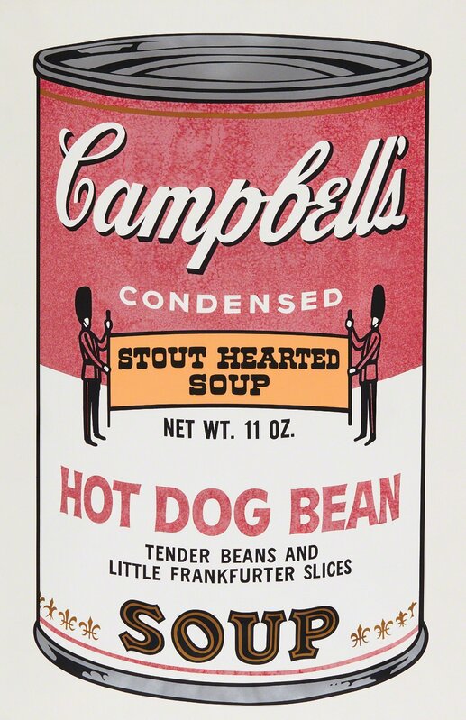 Andy Warhol, ‘Hot Dog Bean, from Campbell's Soup II’, 1969, Print, Screenprint in colors, on wove paper, with full margins, Phillips