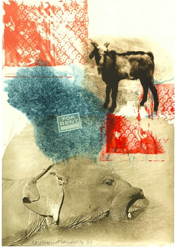 Robert Rauschenberg, ‘Leasee (Ground Rules)’, 1997, Print, Intaglio in 5 colors with photogravure, Universal Limited Art Editions