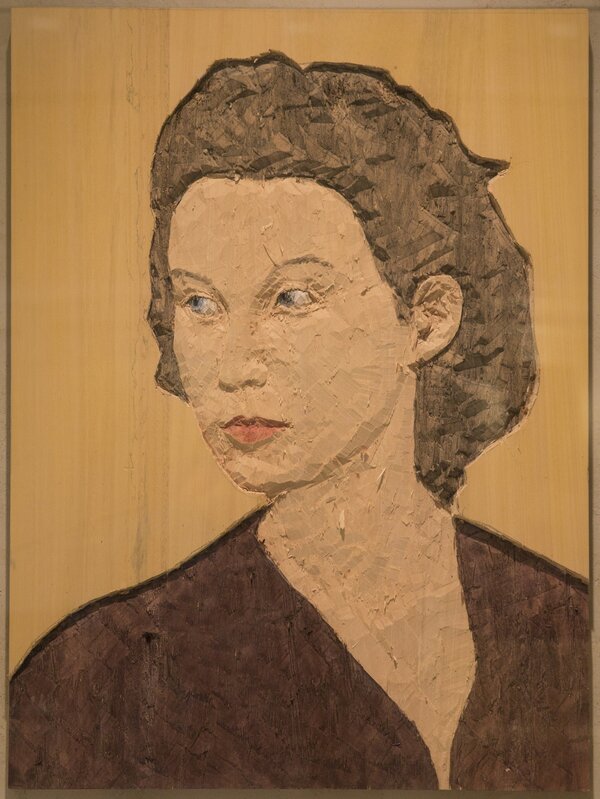 Stephan Balkenhol, ‘Woman’, 2002, Mixed Media, Wawa wood and paint, Rachael Cozad Fine Art
