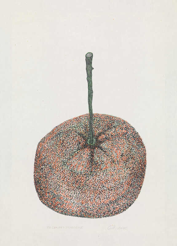 Eddie Lui, ‘TW Series - Tangerine ’, 2020, Painting, Ink and Colour on Paper, Illuminati Fine Art