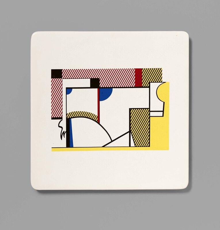 Roy Lichtenstein, ‘Bull I - VI’, 1989, Print, Each: Colour silkscreen on white earthenware, partially glazed, Van Ham