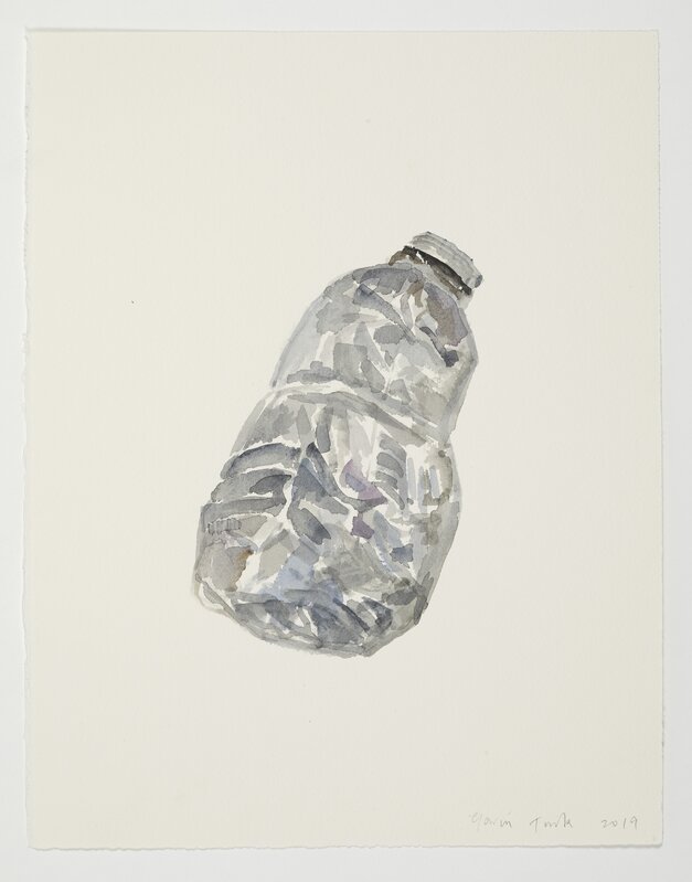 Gavin Turk, ‘Slumbering Bottle’, 2019, Drawing, Collage or other Work on Paper, Watercolour on paper, Alex Daniels - Reflex Amsterdam