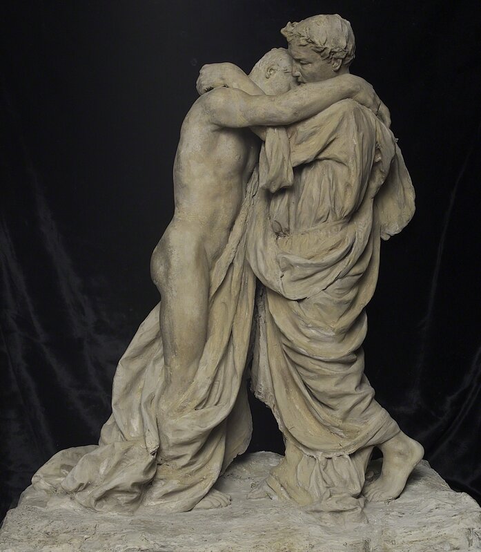 Giacomo Barbieri, ‘ Virgil and Sordello’, 1907, Sculpture, Medium, Accademia Nazionale di San Luca
