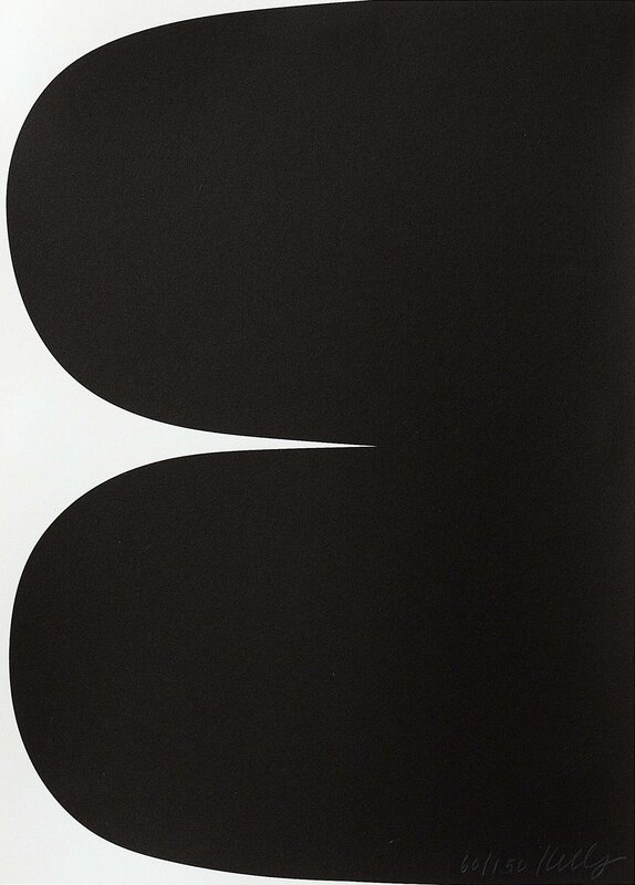 Ellsworth Kelly, ‘Untitled (for Obama)’, 2012, Print, Lithograph in black, on Rives BFK white wove paper, RAW Editions