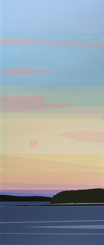 Greta Van Campen, ‘Full Moon, Long Cove’, Painting, Acrylic on panel, Dowling Walsh