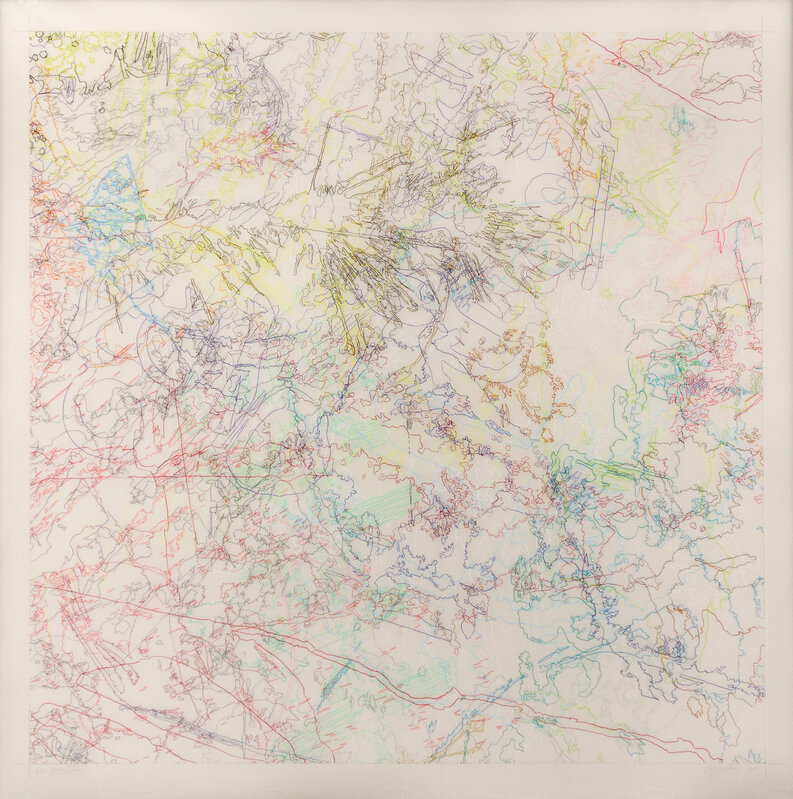 Ingrid Calame, ‘Working Drawing No. 82’, 2001, Mixed Media, Colored pencil on mylar, Freeman's | Hindman