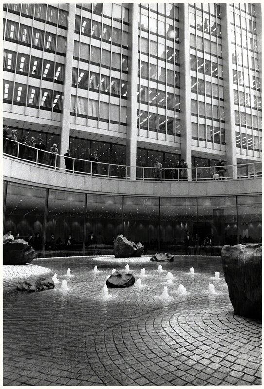 Isamu Noguchi, ‘Sunken Garden for Chase Manhattan Plaza, New York’, 1961-1964, Sculpture, Exterior design with water, natural stones, Noguchi Museum