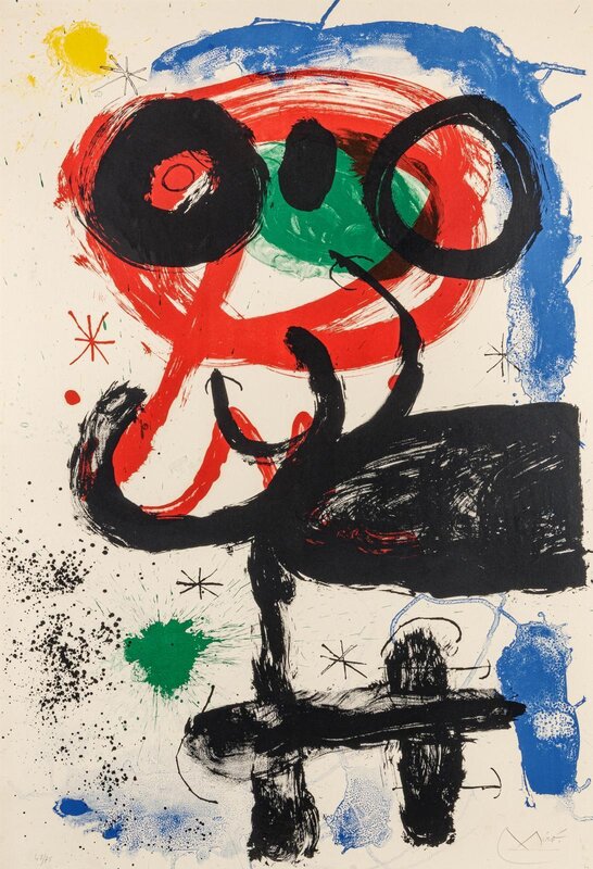 Joan Miró, ‘La vendangeuse (The Harvester)’, 1964, Print, Color lithograph, Hindman
