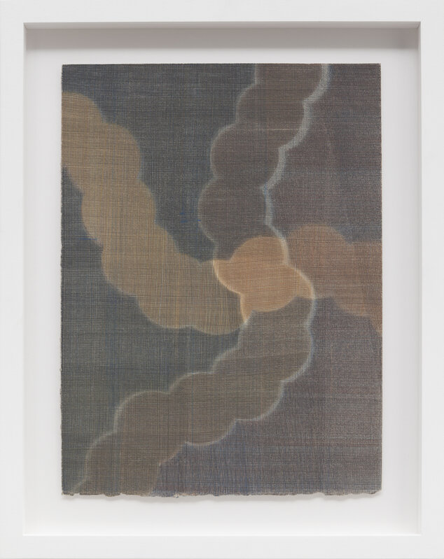 David Murphy, ‘X (Second)’, 2014, Drawing, Collage or other Work on Paper, Casein paint on paper, Monica De Cardenas