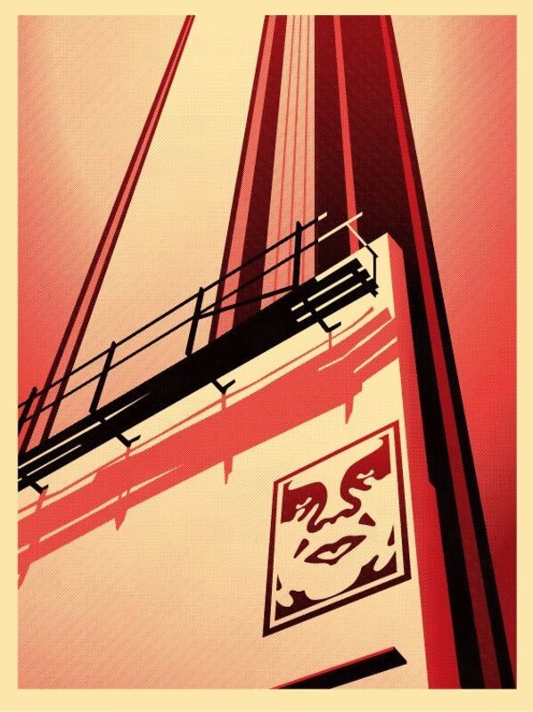 Shepard Fairey, ‘Sunset and Vine Billboard’, 2011, Print, Screen print, Dope! Gallery