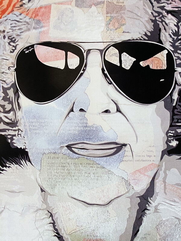 Mr. Brainwash, ‘'Queen Aviator'’, 2012, Print, Offset lithograph on satin poster paper., Signari Gallery