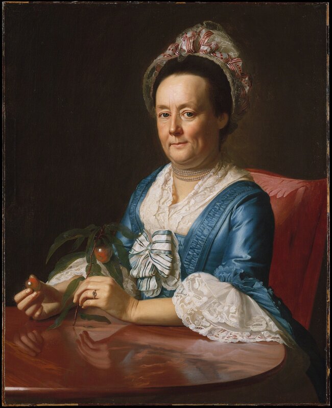 John Singleton Copley, ‘Mrs. John Winthrop’, 1773, Painting, Oil on canvas, The Metropolitan Museum of Art