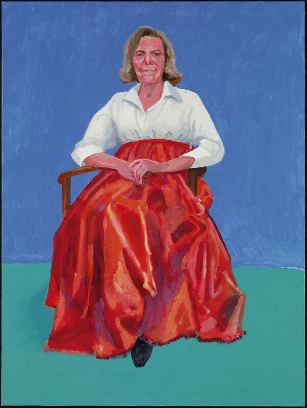 David Hockney, ‘"Rita Pynoos, 1st, 2nd March 2014" from "82 Portraits and 1 Still-Life"’, 2014, Painting, Acrylic on canvas (one of an 82-part work), Guggenheim Museum Bilbao