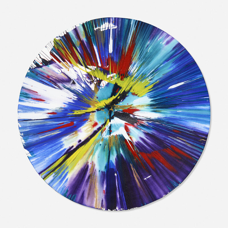 Damien Hirst, ‘Circle Spin Painting’, 2009, Painting, Acrylic on paper, Rago/Wright/LAMA