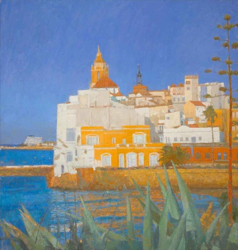 Nicholas Verrall, ‘Summer in the Algarve’, 2018, Painting, Oil on Canvas, Catto Gallery