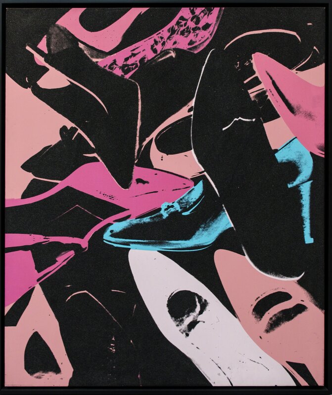 Andy Warhol, ‘Diamond Dust Shoes’, 1980, Painting, Acrylic, diamond dust and serigraphic ink on canvas, David Benrimon Fine Art