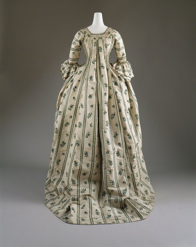 Unknown French, ‘Robe à la Française’, 1750–1775, Fashion Design and Wearable Art, Silk, The Metropolitan Museum of Art