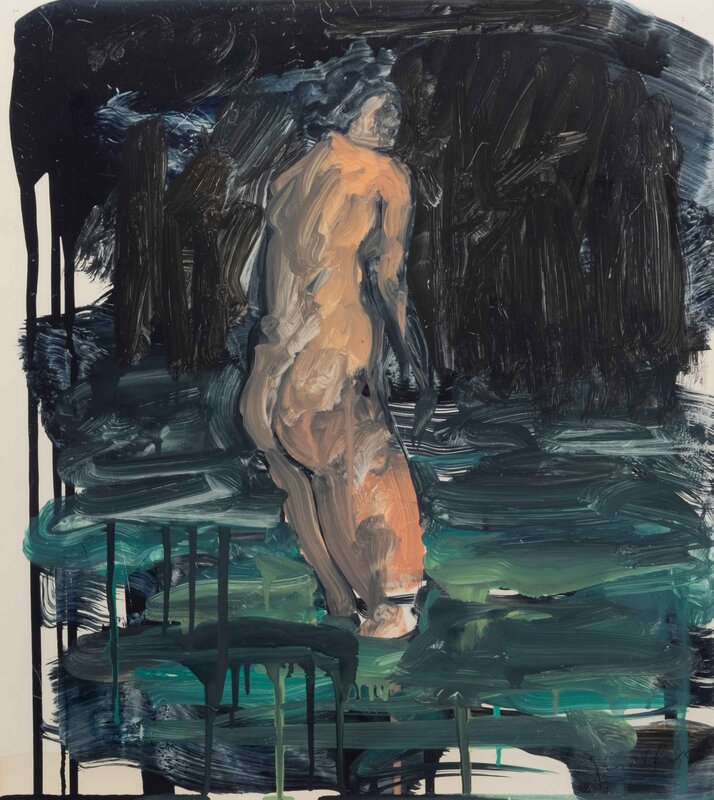 Eric Fischl, ‘Untitled’, 1988, Painting, Oil on coated paper, Freeman's | Hindman