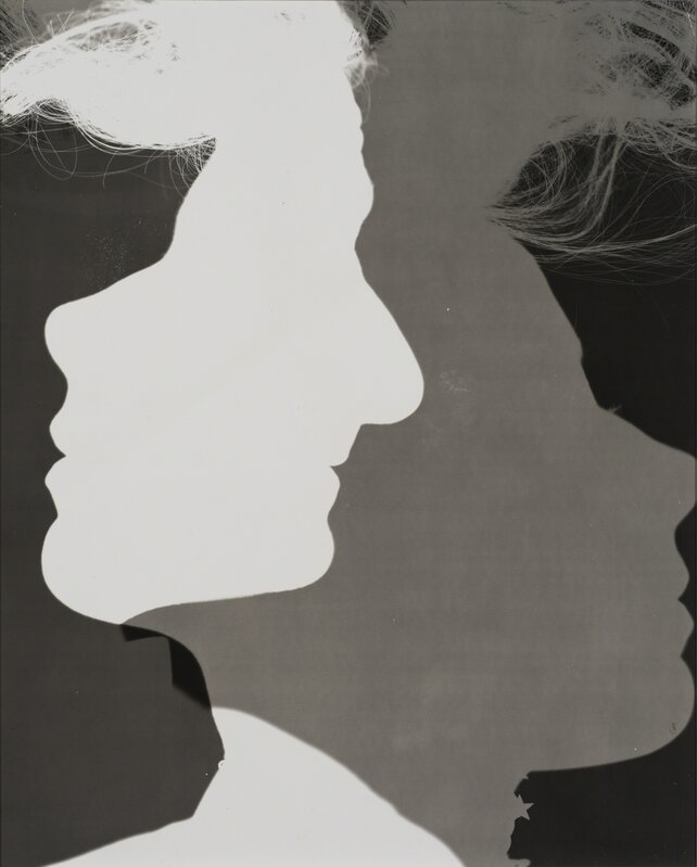 Erwin Blumenfeld, ‘Shadowed Silhouettes, New York’, ca. 1953, Photography, Vintage silver gelatin, Osborne Samuel