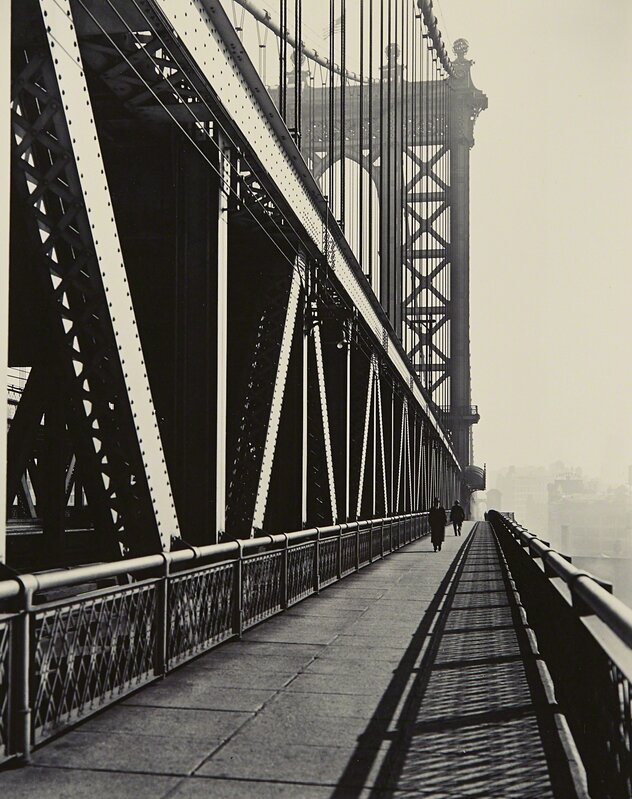 Berenice Abbott, ‘Manhattan Bridge, Manhattan’, 1936, Photography, Gelatin silver print, printed 1960s, Phillips