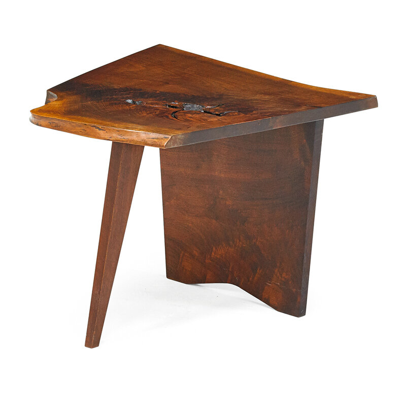 George Nakashima, ‘Side Table, New Hope, PA’, 1963, Design/Decorative Art, Walnut, Rago/Wright/LAMA/Toomey & Co.
