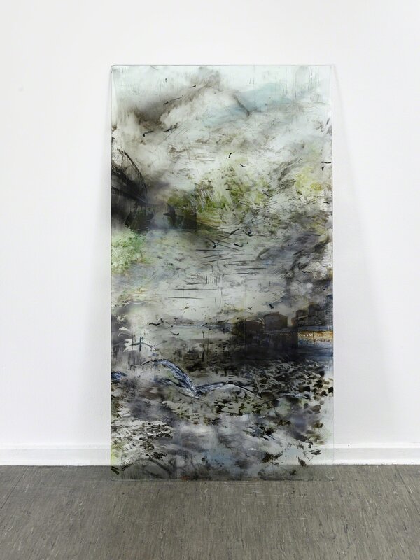 Carla Mercedes Hihn, ‘Arada’, 2012, Painting, Mischtechnik auf Sicherheitsglas, PRISKA PASQUER