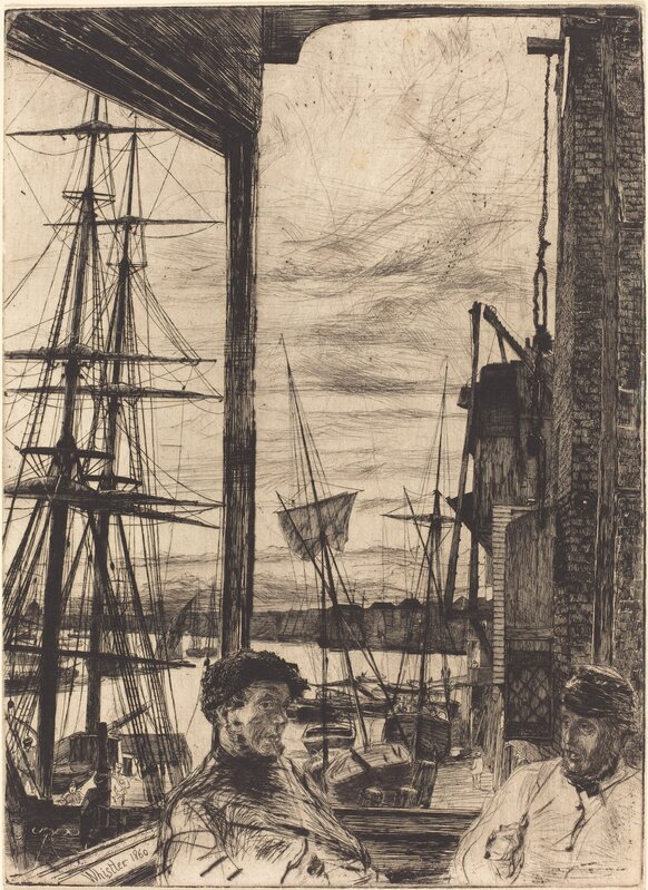 ‘Rotherhithe’, 1860, Print, Etching and drypoint, National Gallery of Art, Washington, D.C.