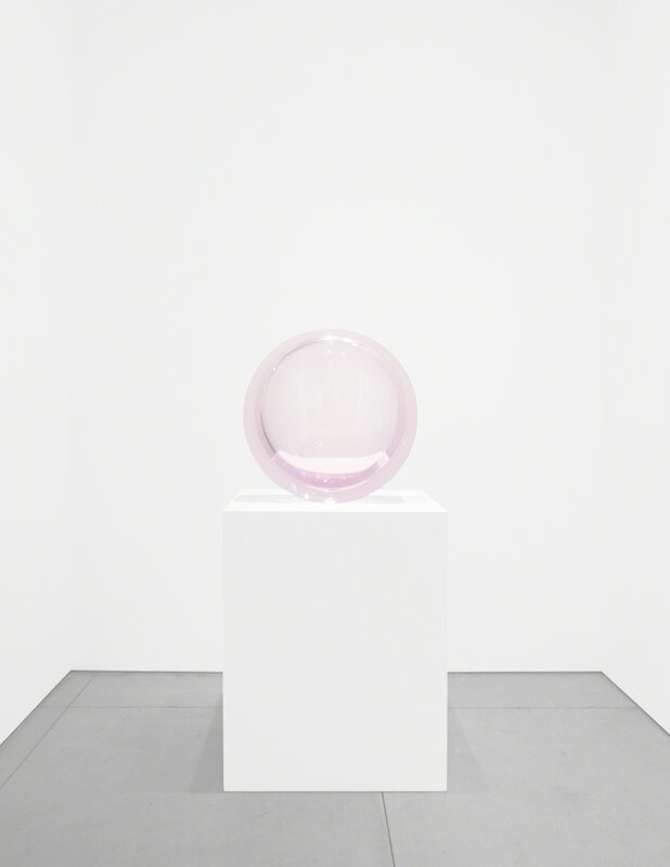 De Wain Valentine, ‘Concave Circle Rose’, 1968-2014, Sculpture, Cast Polyester Resin, Peter Blake Gallery