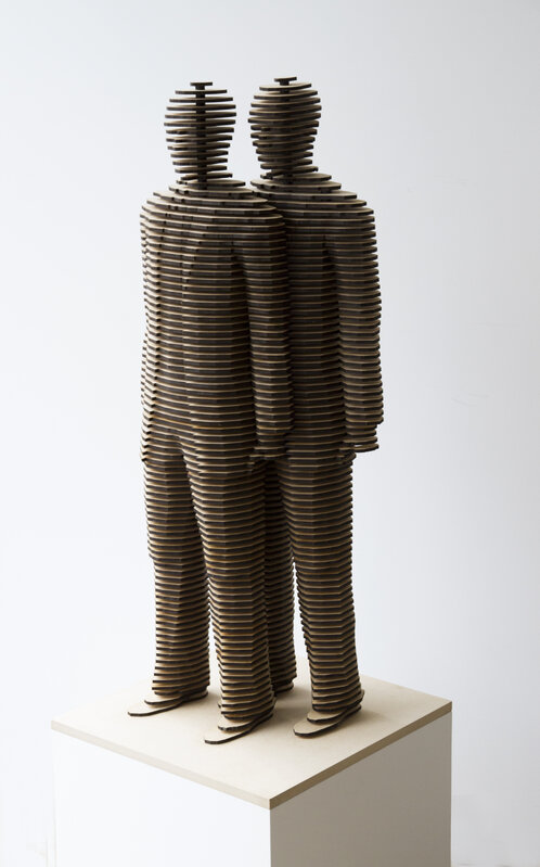 Marianne Turck, ‘Lines between two (Version II)’, 2017, Sculpture, Wood, Art Center Horus