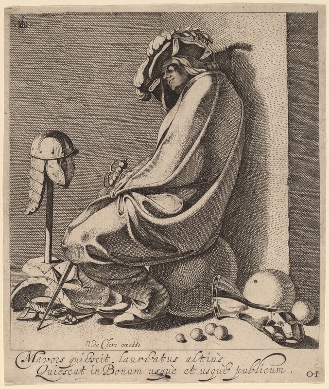 Jacques de Gheyn III, ‘Mars Sleeping’, ca. 1618, Print, Etching on laid paper, National Gallery of Art, Washington, D.C.