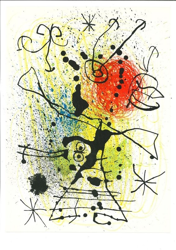 Joan Miró, ‘The Huntress’, 1965, Print, Lithograph on paper, Wallector