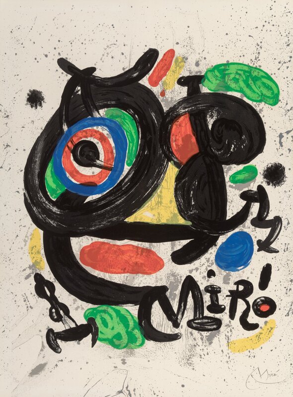 Joan Miró, ‘Affiche pour l'Exposition Miró Sculptures’, 1970, Print, Lithograph in colors on wove paper, Heritage Auctions