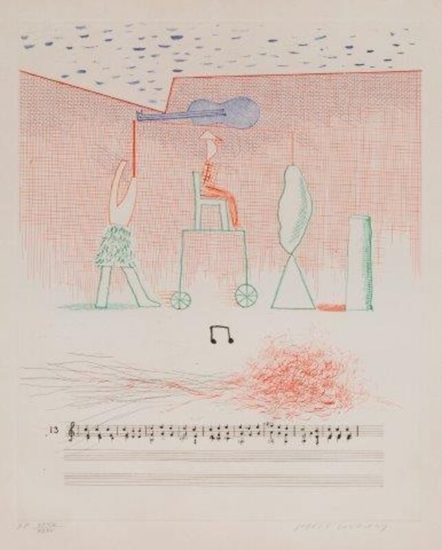 David Hockney, ‘Parade [Tokyo 183]’, Print, Soft-ground etching with aquatint in colours on Inveresk mould-made paper, Roseberys