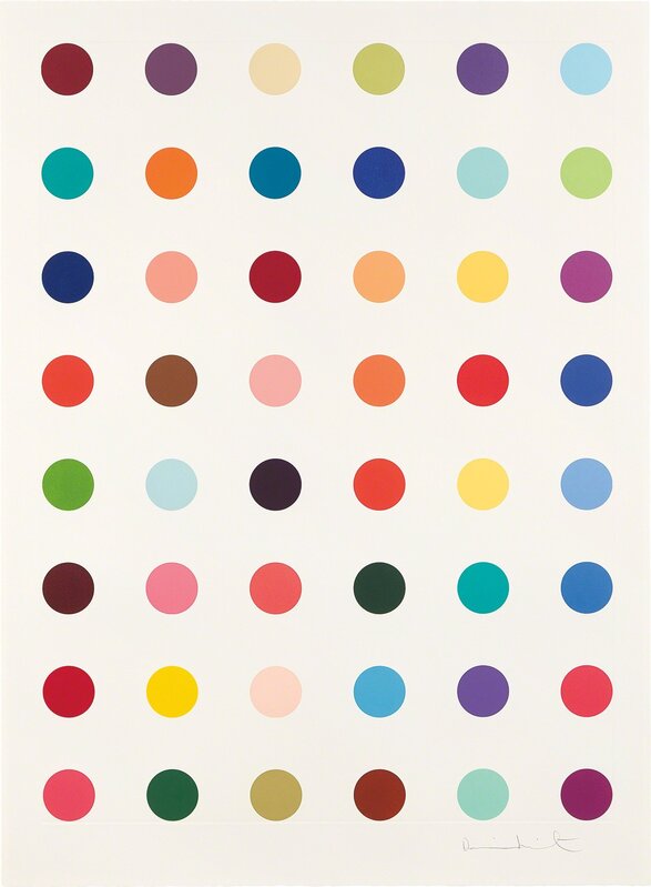 Damien Hirst, ‘Oleoylsarcosine’, 2008, Drawing, Collage or other Work on Paper, Etching on paper, Phillips