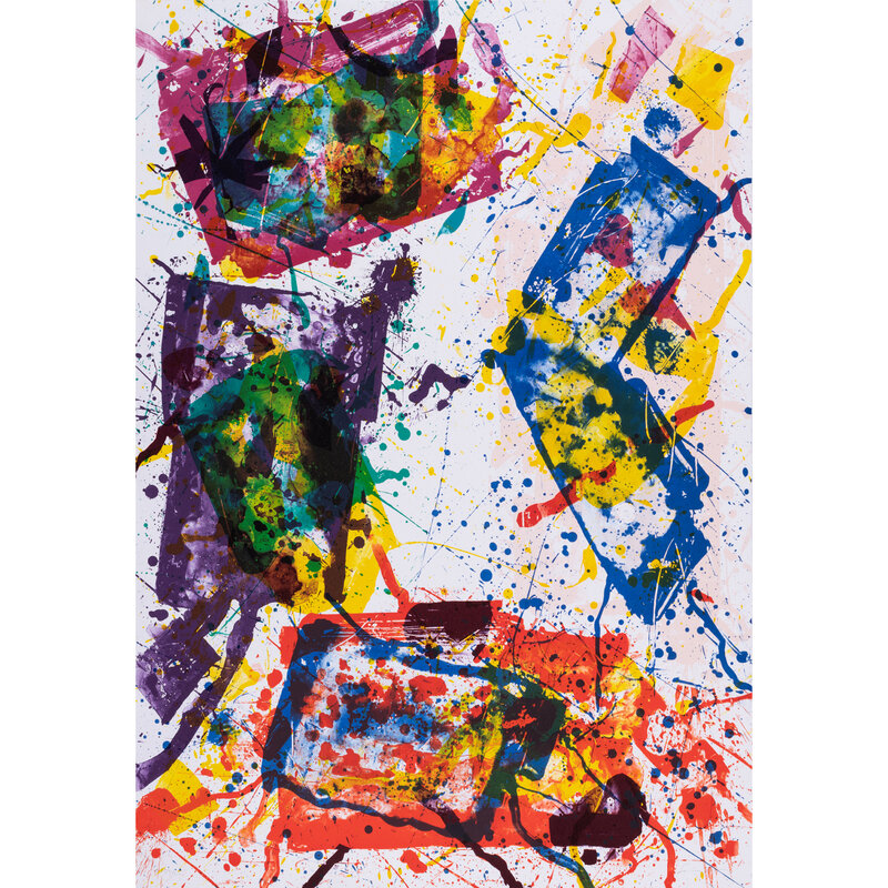 Sam Francis, ‘SF-269’, 1982, Print, Lithograph in colors on Arches 88 paper, all margins, full page, PIASA