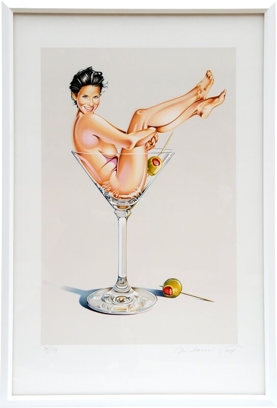 Mel Ramos, ‘Martini Miss (Courtney Cox)’, 2004, Print, Lithograph, RoGallery