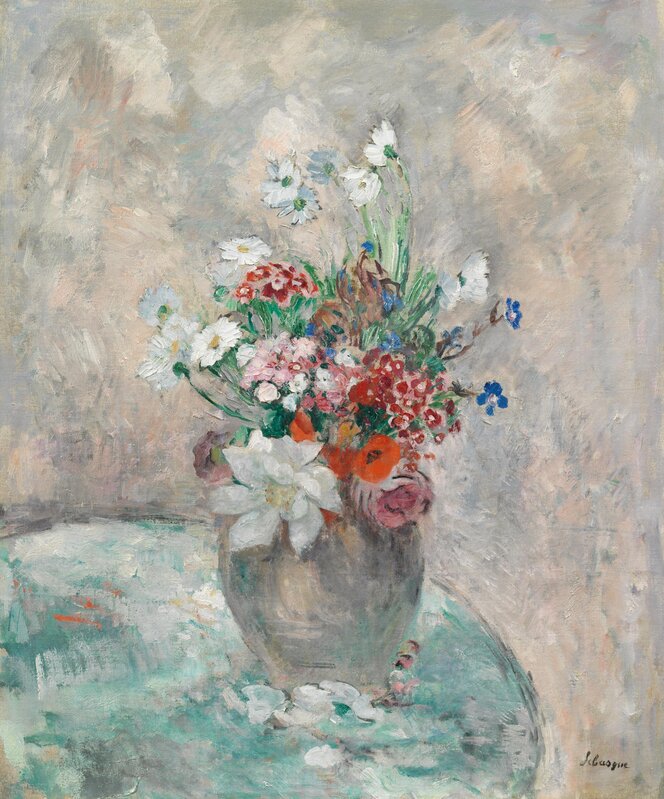 Henri Lebasque, ‘Fleurs dans un vase’, ca. 1920, Painting, Oil on canvas, Richard Green Gallery