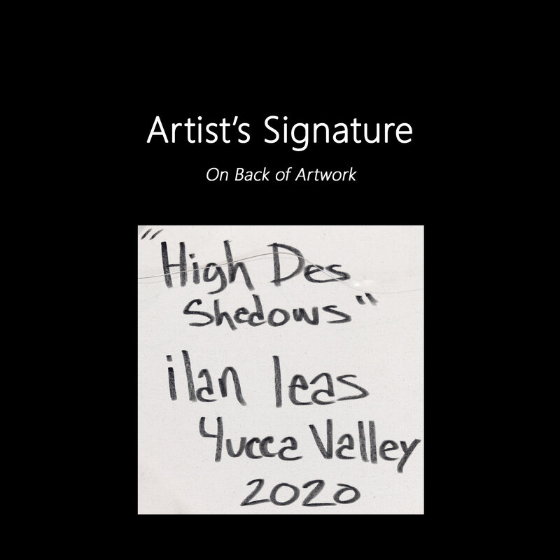 Ilan Leas, ‘High Des Shadows’, 2020, Painting, Acrylic and High Desert Sand on Canvas, Artspace Warehouse