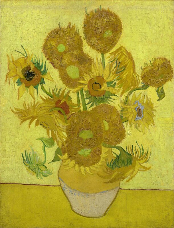 Vincent van Gogh, ‘Sunflowers’, 1889, Painting, Oil on canvas, Van Gogh Museum